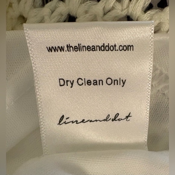 NEW w/TAGS Line & Dot Karolina White Crochet Dress Size Medium - Picture 7 of 9